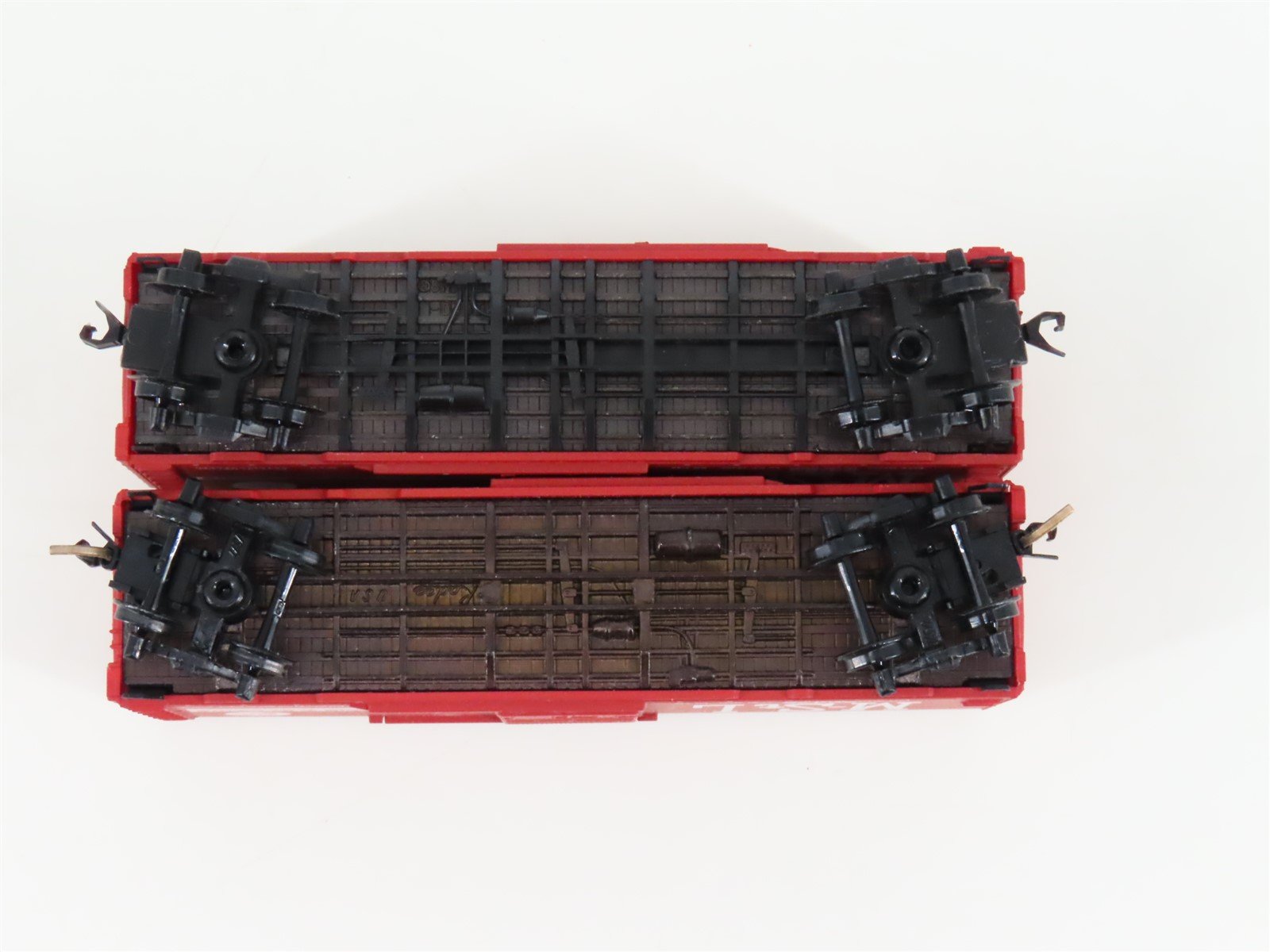 LOT of 2 N Scale Kadee Micro-Trains MTL M&STL Minneapolis & St Louis Box Cars