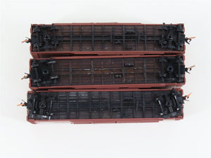 LOT of 3 N Scale Kadee Micro-Trains MTL MP/D&RGW/NP Double Door Box Cars