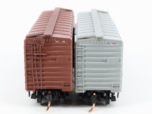LOT of 2 N Scale Micro-Trains MTL CIL Monon Railroad Single Door Box Cars