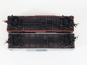 LOT of 2 N Scale Micro-Trains MTL CIL Monon Railroad Single Door Box Cars