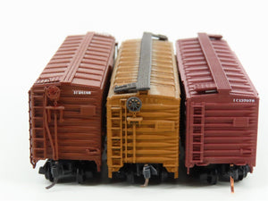 LOT of 3 N Scale Atlas & InterMountain IC Illinois Central Railroad Box Cars