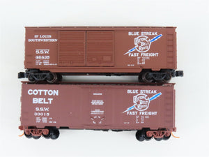 LOT of 2 N Scale Micro-Trains MTL SSW Cotton Belt Route 