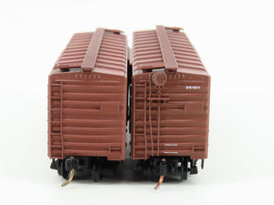 LOT of 2 N Scale Kadee Micro-Trains MTL GTW Grand Trunk Western Box Cars