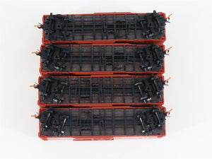 LOT of 4 N Scale Micro-Trains MTL B&O Baltimore & Ohio Single Door Box Cars