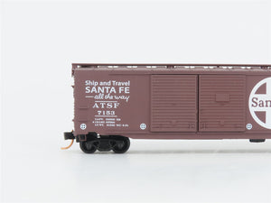 LOT of 2 N Scale Atlas & Micro-Trains MTL ATSF Santa Fe Double Door Box Cars
