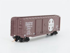 LOT of 2 N Scale Atlas & Micro-Trains MTL ATSF Santa Fe Double Door Box Cars