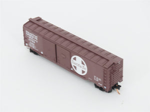 LOT of 2 N Scale Atlas & Micro-Trains MTL ATSF Santa Fe Double Door Box Cars