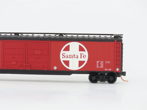 LOT of 2 N Scale Atlas & Micro-Trains MTL ATSF Santa Fe Double Door Box Cars