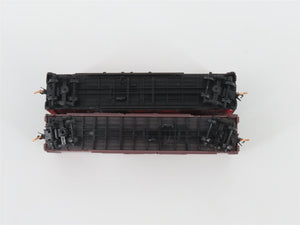 LOT of 2 N Scale Atlas & Micro-Trains MTL ATSF Santa Fe Double Door Box Cars