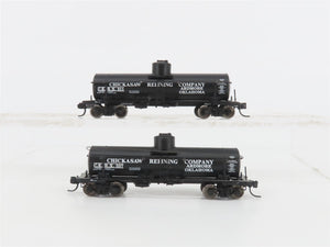LOT of 2 N Scale InterMountain CKRX Chickasaw Refining Co Single Dome Tank Cars