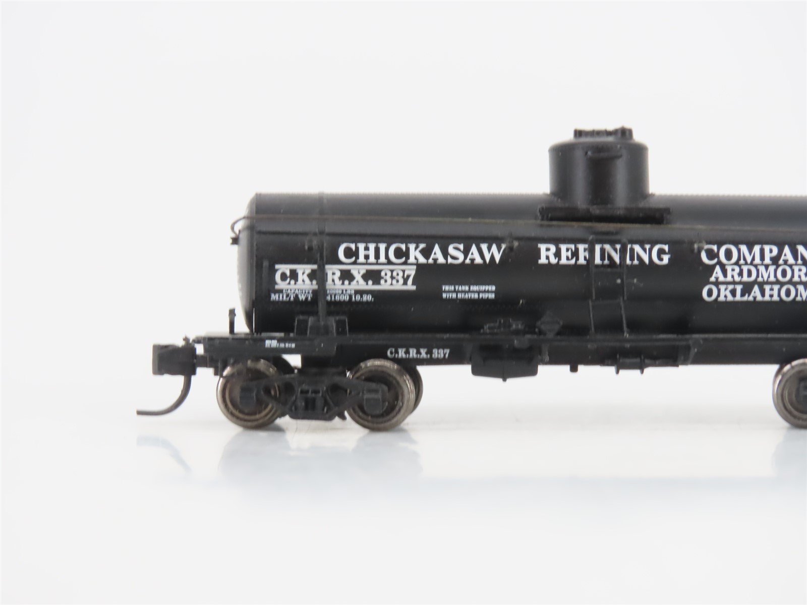 LOT of 2 N Scale InterMountain CKRX Chickasaw Refining Co Single Dome Tank Cars