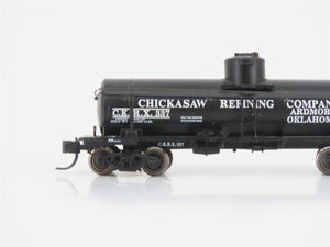 LOT of 2 N Scale InterMountain CKRX Chickasaw Refining Co Single Dome Tank Cars