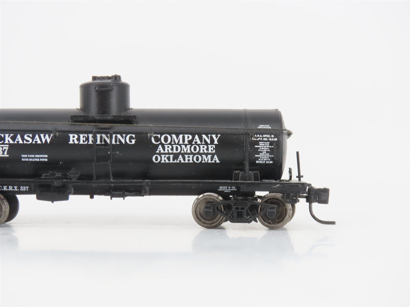 LOT of 2 N Scale InterMountain CKRX Chickasaw Refining Co Single Dome Tank Cars
