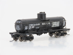 LOT of 2 N Scale InterMountain CKRX Chickasaw Refining Co Single Dome Tank Cars