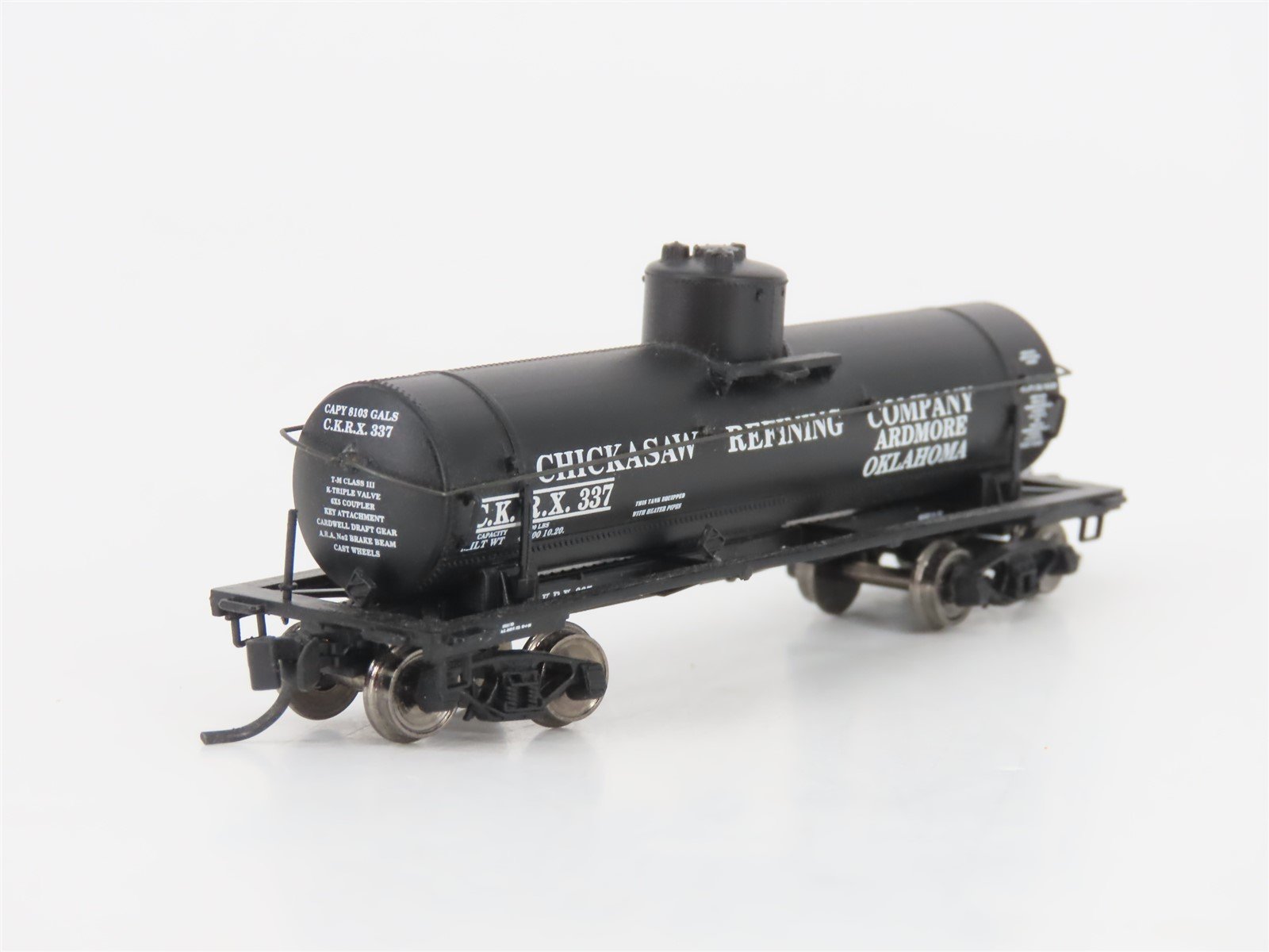 LOT of 2 N Scale InterMountain CKRX Chickasaw Refining Co Single Dome Tank Cars