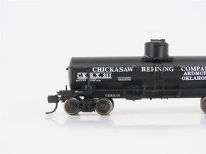 LOT of 2 N Scale InterMountain CKRX Chickasaw Refining Co Single Dome Tank Cars
