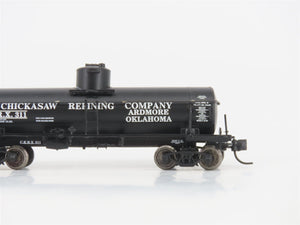 LOT of 2 N Scale InterMountain CKRX Chickasaw Refining Co Single Dome Tank Cars