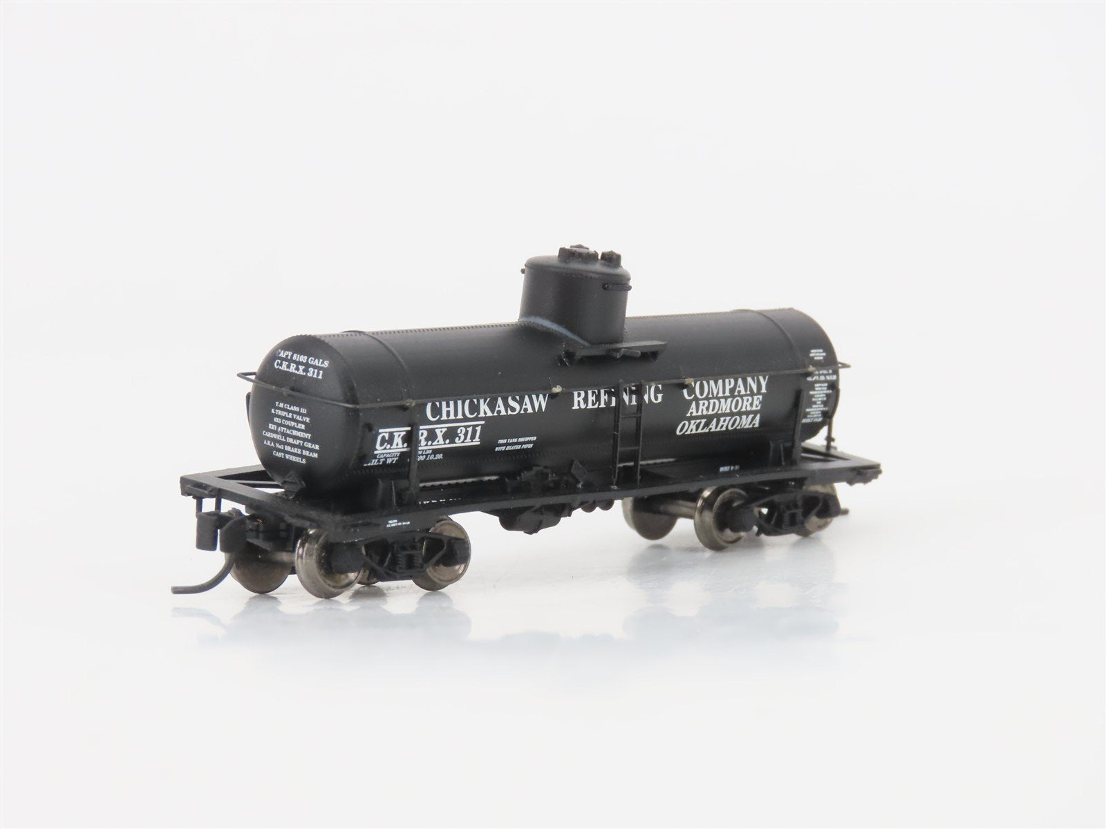 LOT of 2 N Scale InterMountain CKRX Chickasaw Refining Co Single Dome Tank Cars