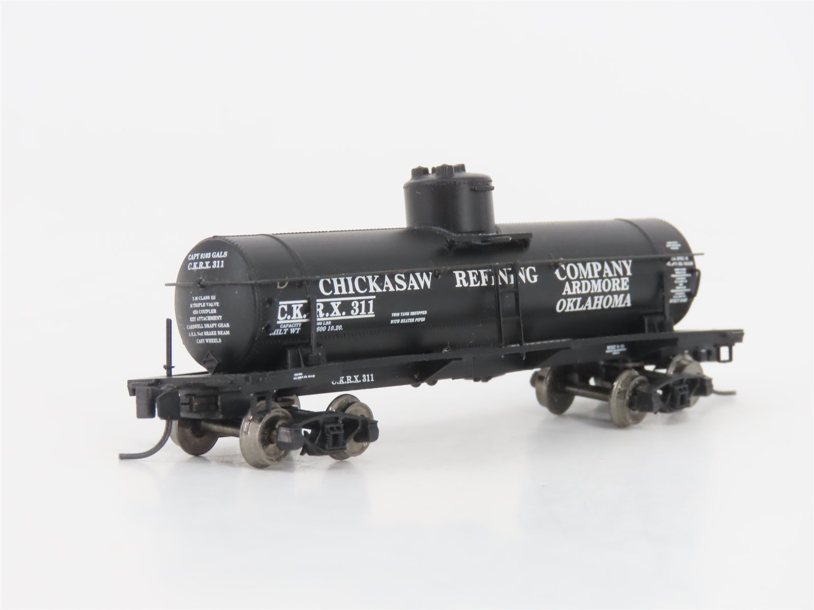 LOT of 2 N Scale InterMountain CKRX Chickasaw Refining Co Single Dome Tank Cars