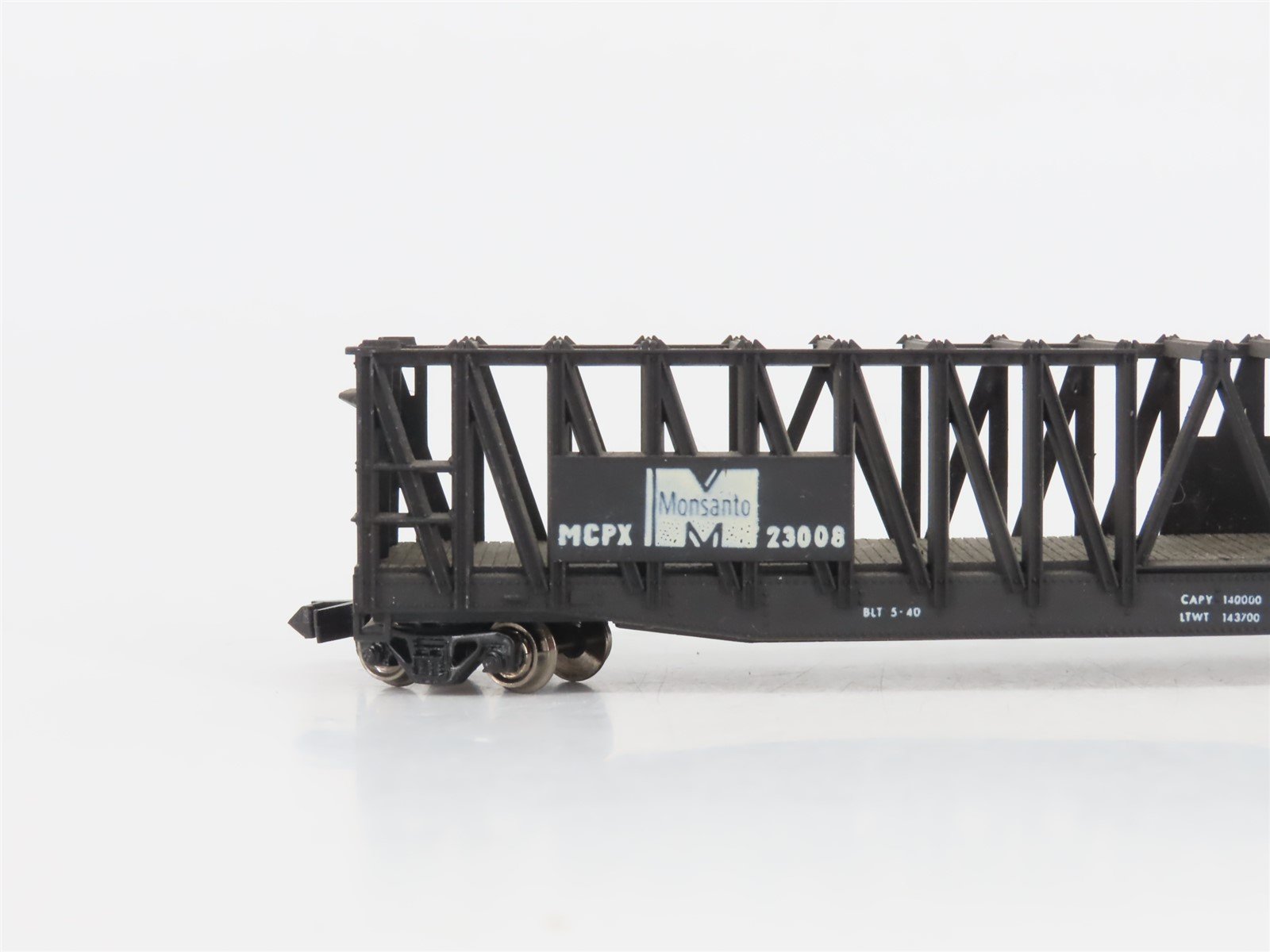 LOT of 3 N Scale Trix SHPX Du Pont / MCPX Monsanto 50' Container Cars