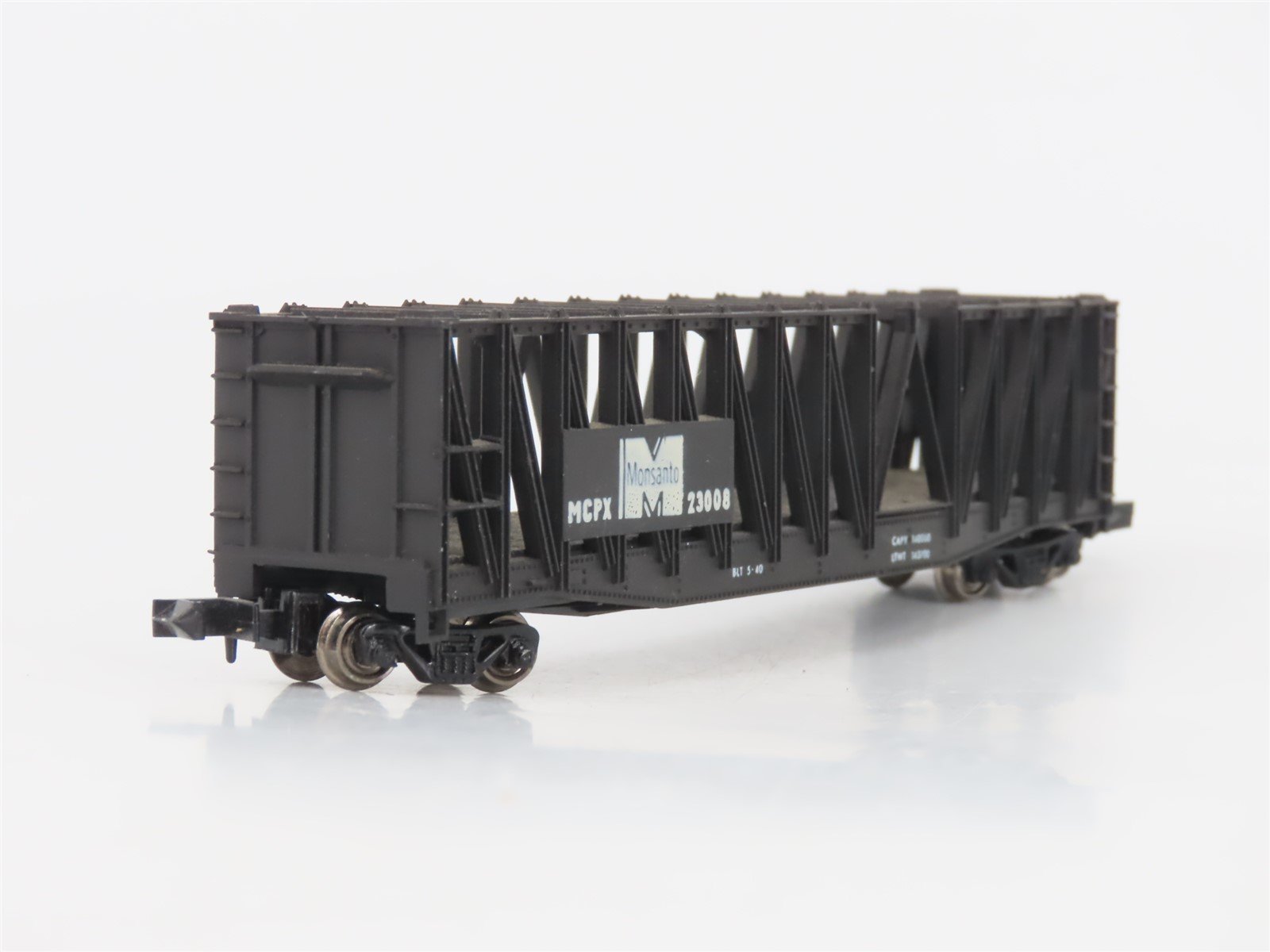 LOT of 3 N Scale Trix SHPX Du Pont / MCPX Monsanto 50' Container Cars