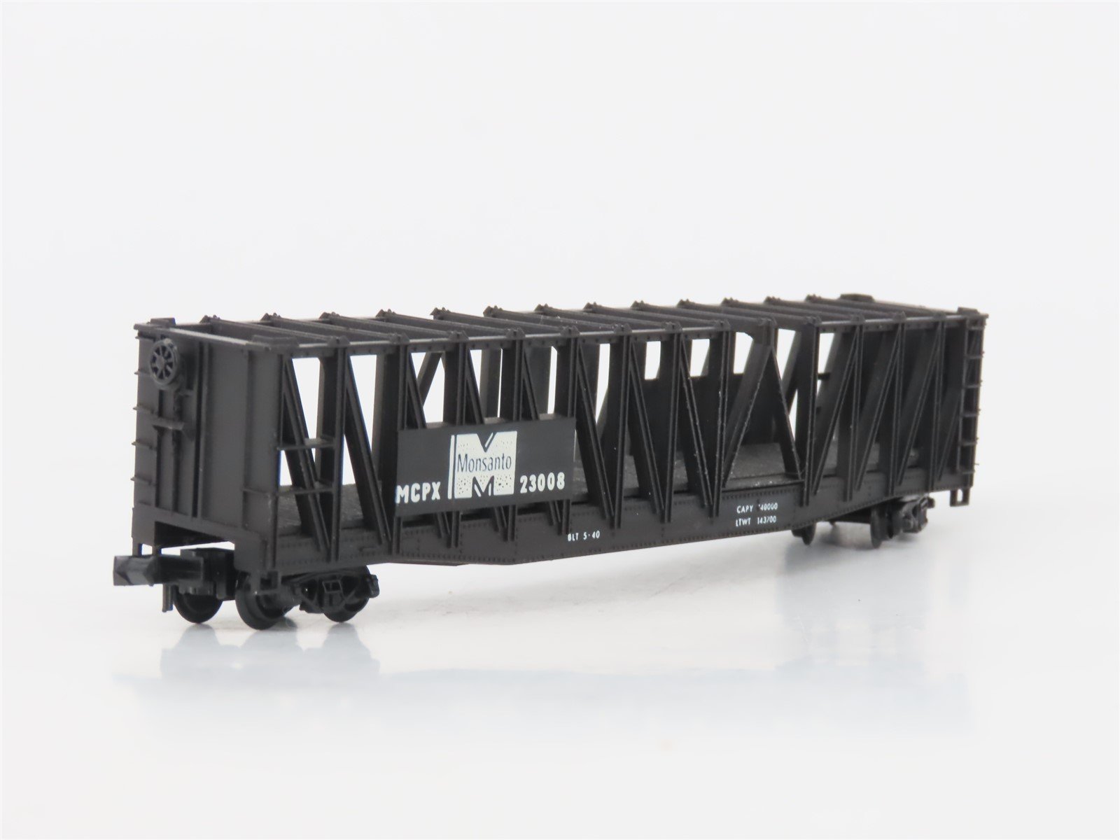 LOT of 3 N Scale Trix SHPX Du Pont / MCPX Monsanto 50' Container Cars