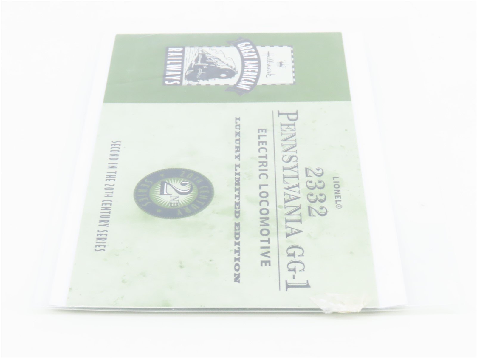 Lionel/Hallamrk 2332 PRR Pennsylvania GG1 Electric Loco #2332 STATIC MODEL