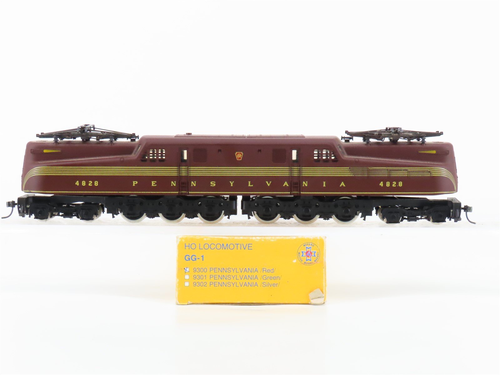 HO Scale Mehano 9300 PRR Pennsylvania GG1 Electric Locomotive #4828