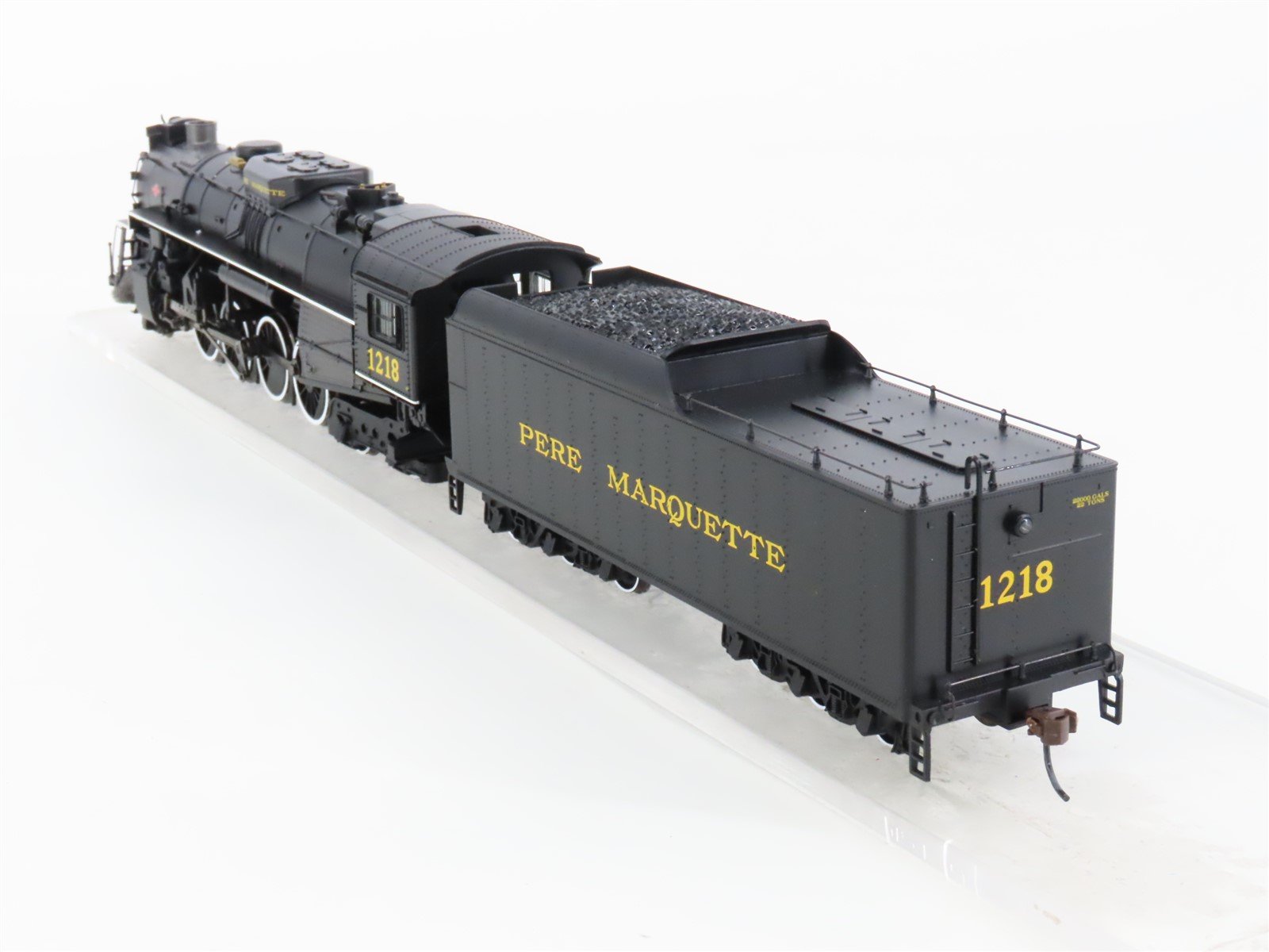 HO Scale Bachmann 50902 PM Pere Marquette 2-8-4 Steam Locomotive #1218 w/ DCC