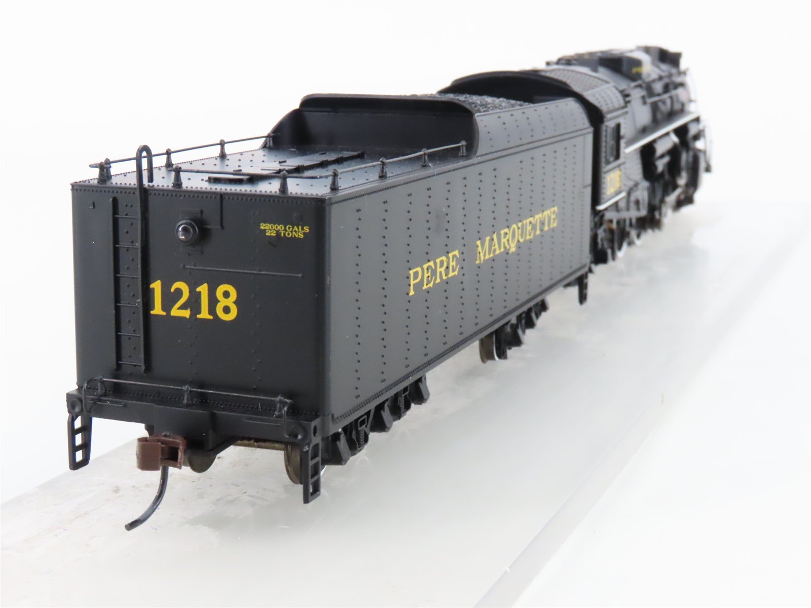 HO Scale Bachmann 50902 PM Pere Marquette 2-8-4 Steam Locomotive #1218 w/ DCC