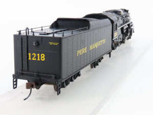 HO Scale Bachmann 50902 PM Pere Marquette 2-8-4 Steam Locomotive #1218 w/ DCC