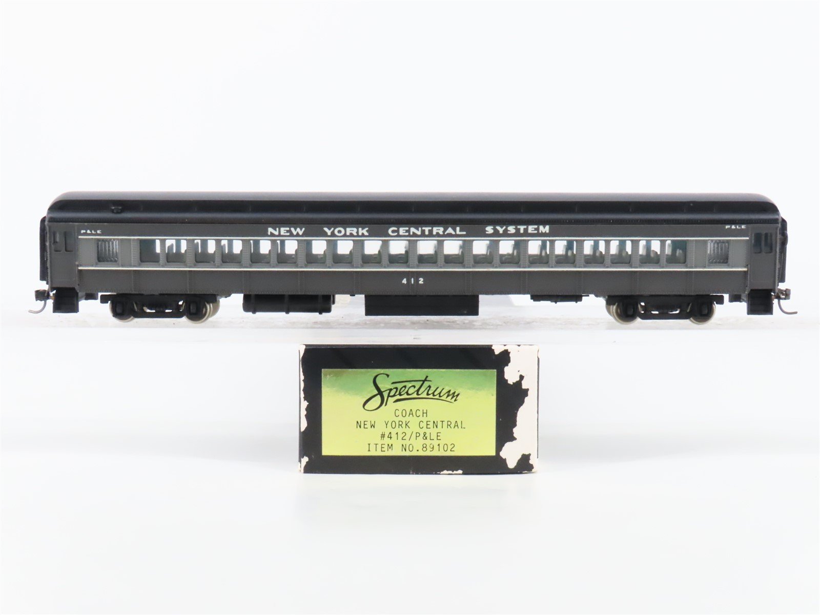 HO Scale Bachmann Spectrum 89102 P&LE NYC New York Central Coach Passenger #412