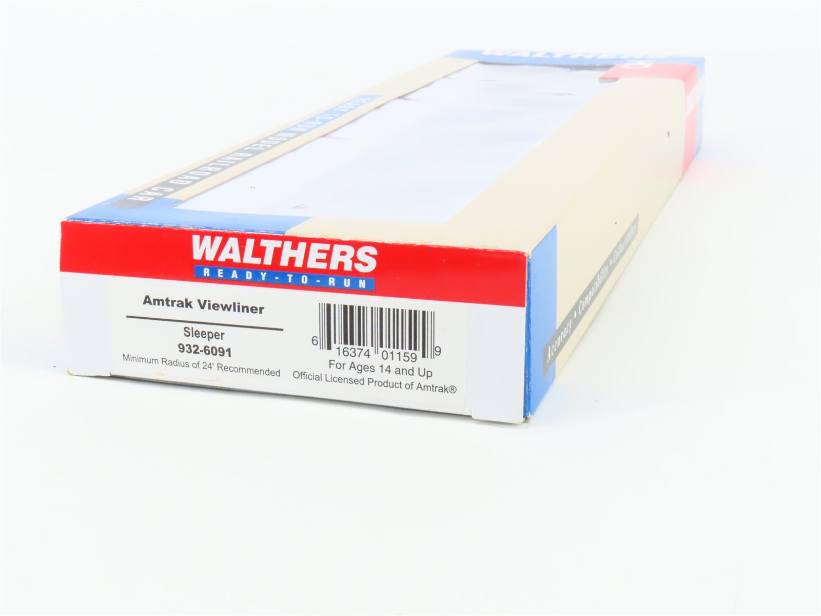 HO Scale Walthers 932-6091 Amtrak Viewliner Sleeper Passenger Car
