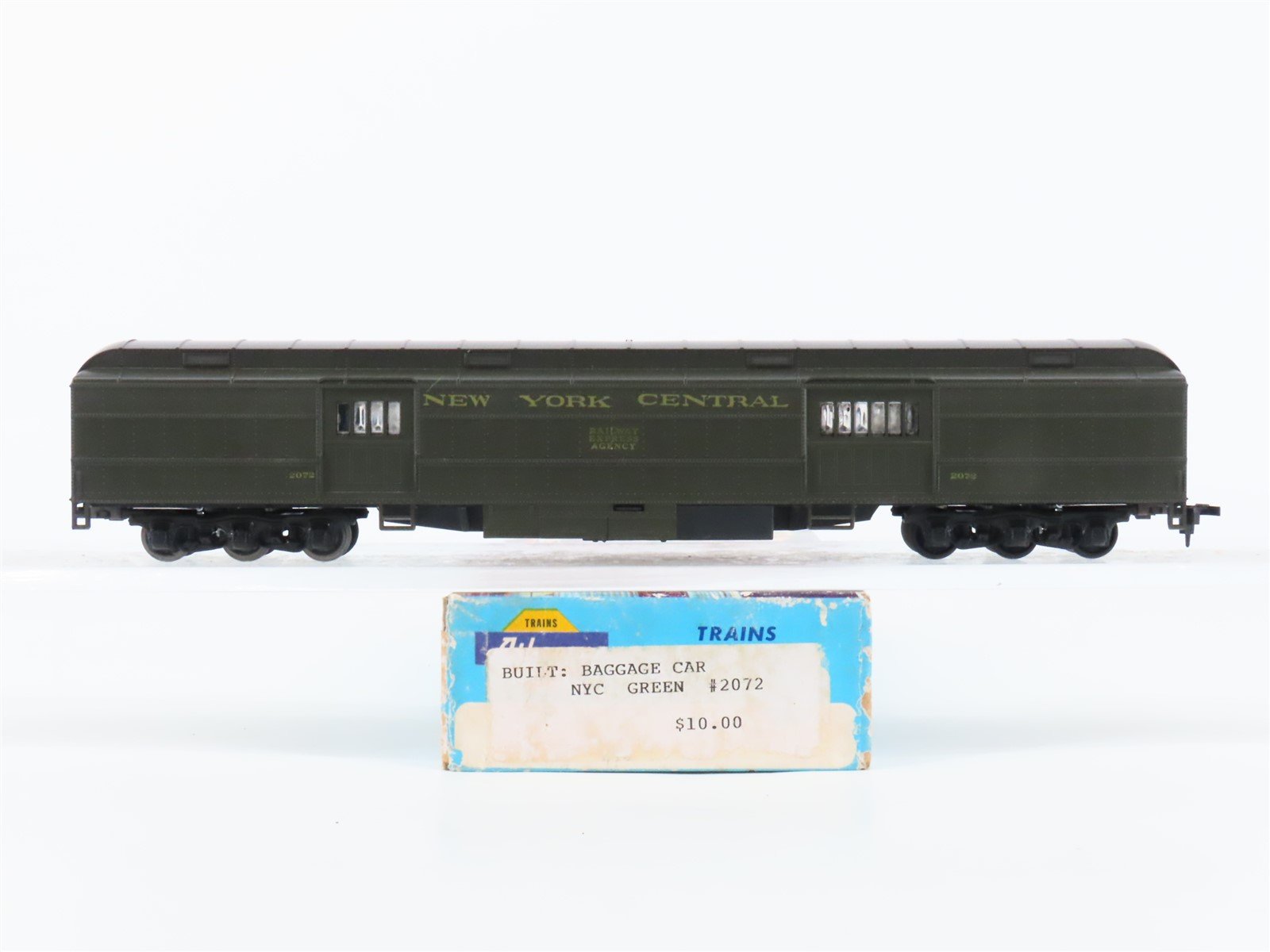 HO Scale Athearn NYC New York Central Baggage Passenger Car #2072