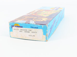 HO Scale Athearn NYC New York Central Baggage Passenger Car #2072