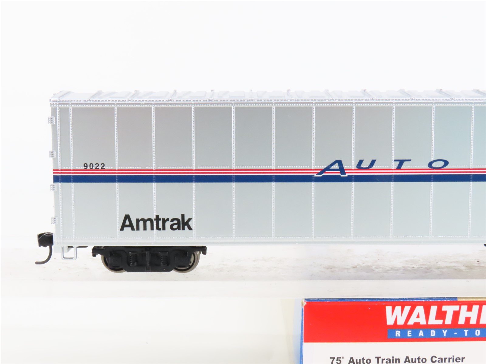 HO Scale Walthers 932-6222 Amtrak Phase 4 75' Auto Train Auto Carrier #9022
