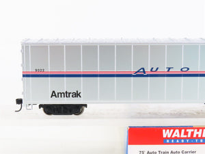 HO Scale Walthers 932-6222 Amtrak Phase 4 75' Auto Train Auto Carrier #9022