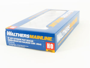 HO Scale Walthers Mainline 910-2143 GMRC Green Mountain 50' Box Car #0640