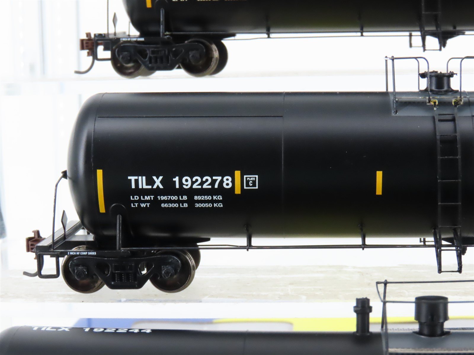 HO Scale Athearn 97623 TILX GLobal Ethanol 30K Gallon Tank Car 3-Pack