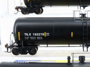 HO Scale Athearn 97623 TILX GLobal Ethanol 30K Gallon Tank Car 3-Pack