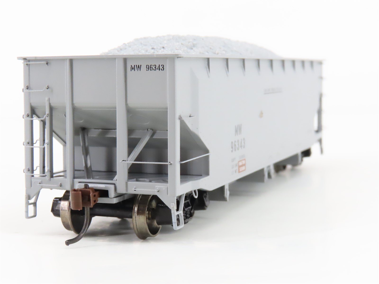 HO Scale Athearn 95701 MW Maintenance of Way 40' Offset Ballast Hopper #96343