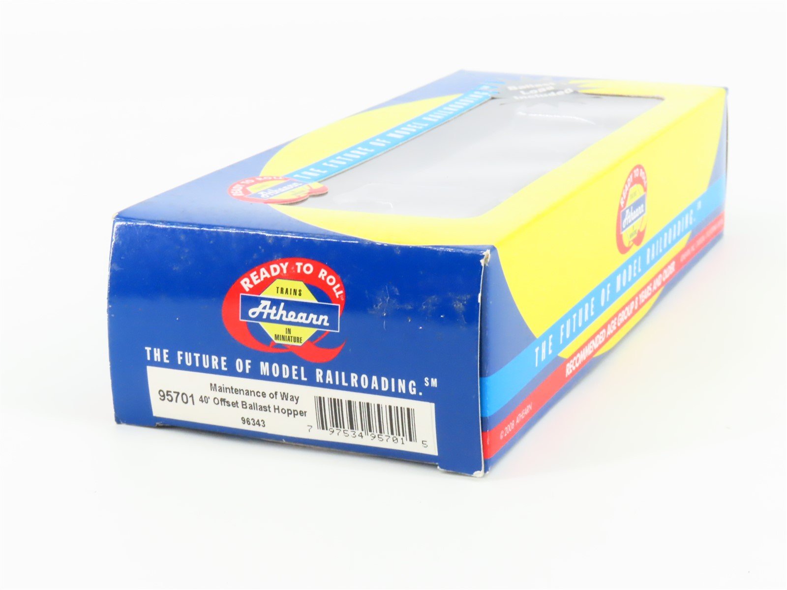 HO Scale Athearn 95701 MW Maintenance of Way 40' Offset Ballast Hopper #96343