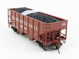 HO Scale Bachmann Silver Series 19501 PRR Pennsylvania 2-Bay Hopper #159108
