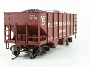 HO Scale Bachmann Silver Series 19501 PRR Pennsylvania 2-Bay Hopper #159108