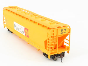 HO Scale Bachmann Silver Series 17534 SCPX Shell 4-Bay Covered Hopper #5703