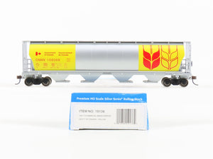 HO Bachmann Silver Series 19136 CNWX Government of Canada 4-Bay Hopper #106068