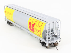 HO Bachmann Silver Series 19136 CNWX Government of Canada 4-Bay Hopper #106068