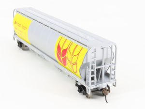 HO Bachmann Silver Series 19136 CNWX Government of Canada 4-Bay Hopper #106068