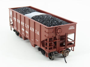 HO Scale Bachmann Silver Series 19501 PRR Pennsylvania 2-Bay Hopper #159108