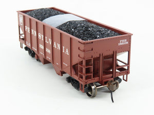 HO Scale Bachmann Silver Series 19501 PRR Pennsylvania 2-Bay Hopper #159108